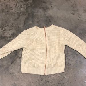 Cream sweater